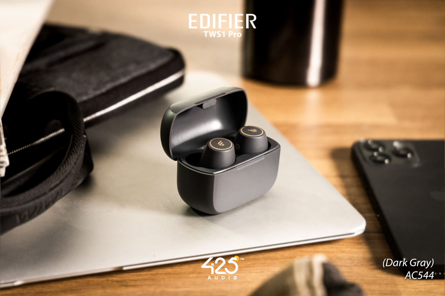 edifier tws1 pro,edifier,ivory,dark grey,bluetooth5.2,aptx,adaptive,หูฟัง,หูฟังไร้สาย,ip65,เสียงดี,ราคาถูก